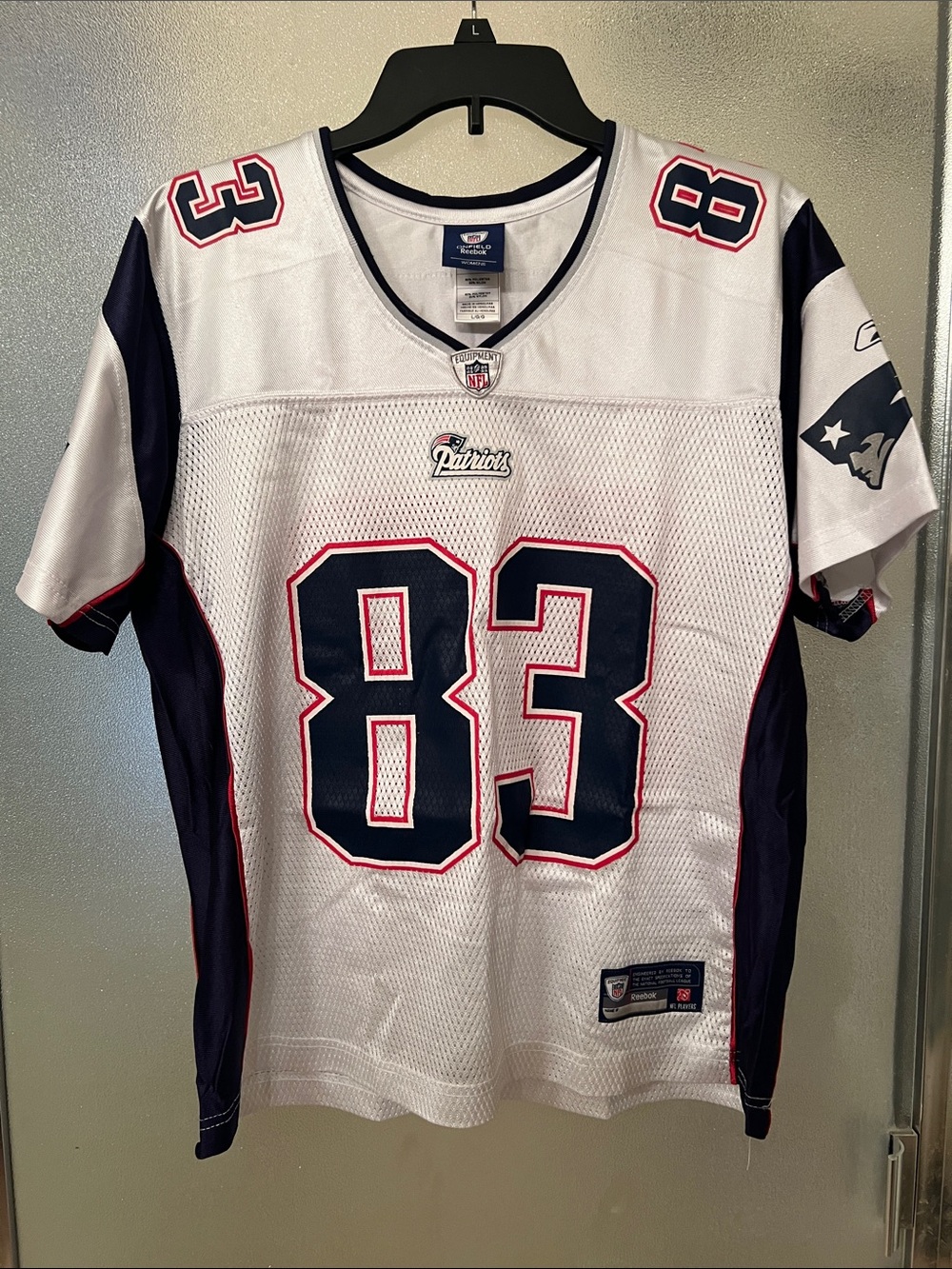 NFL New England Walker #83 White Game Jersey